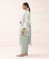 Women's Unstitched Lawn Printed Blue 3 Piece Suit